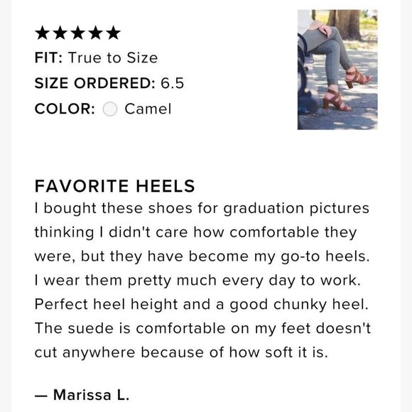 Lulus Jelena Camel Brown Suede Lace Up Chunky Block Heels Size 6 - Picture 6 of 6